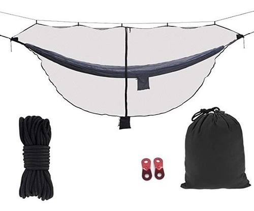 Mosquitera Para Hamaca De Camping, Compacta Y Ligera, Con C.