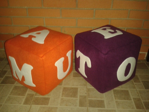 Cubo Dado, N° O Vocal De 20cm