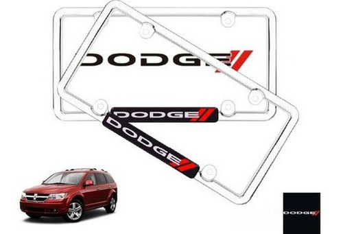 Par Porta Placas Dodge Journey 2.4 2012 Original