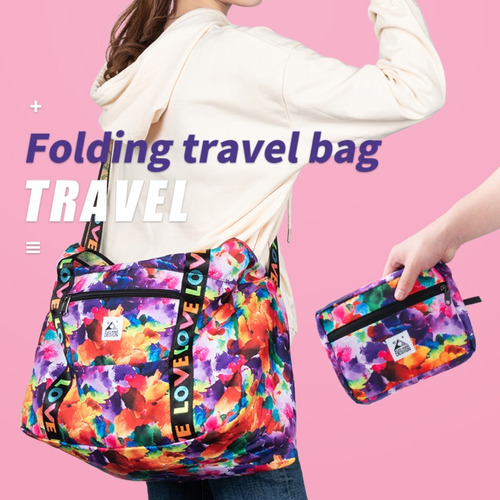 Imagen 4 de 7 de Bolso De Viaje Multiuso Plegable Impermeable Gran Capacidad