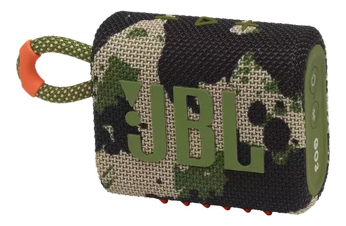 Bocina Jbl Go 3 Portátil Con Bluetooth Waterproof Camuflado