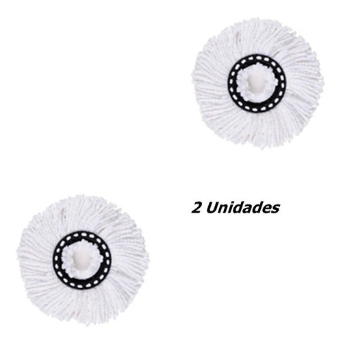 Imagen 1 de 2 de Repuesto Mopa Redonda Universal Para Balde Centrifugo X 2