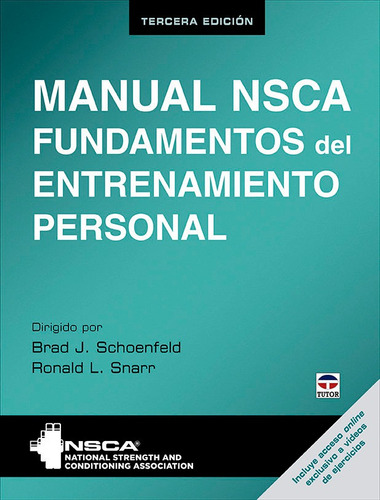 Libro Manual Nsca. Fundamentos Del Entrenamiento Personal...