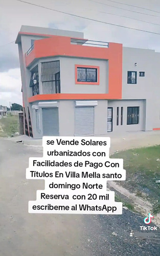 Solares Con Títulos En Venta Villa Mella Al Mejor Costo!