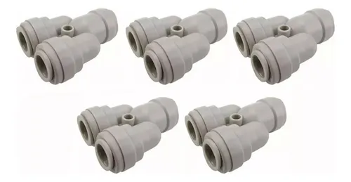 comprar 5 Conexões Rápida Dmfit Divisor 2 Vias Tipo Y Para Tubos 3\u002F8