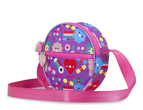 Bolsa Niñas Crossbody Cloe Irafi Mediano Color Violeta