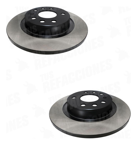 Par De Discos Traseros Saab 9-3 2006 2007 2008 2.0 Trw