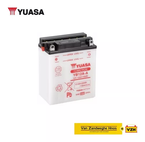 Bateria Yuasa Moto Yb12a-a 12v 12ah