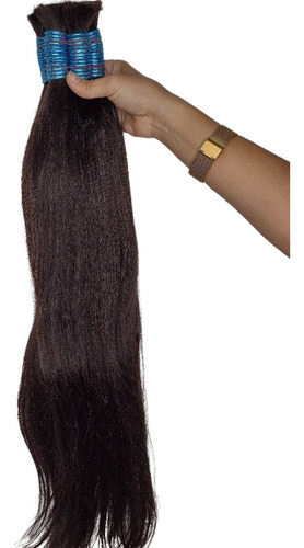 cabelo Indiano Humano Levemente Onduldo 50g 45/50
