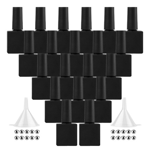 Gther 20 Botellas Vacías De Esmalte De Uñas, Botellas De Vid