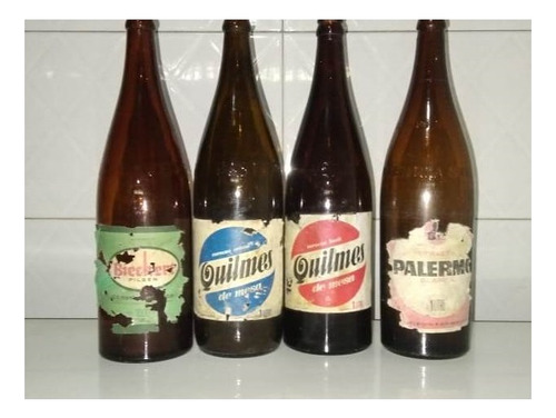 Botellas Cervezas Antiguas Quilmes Palermo Bieckert (Usado)