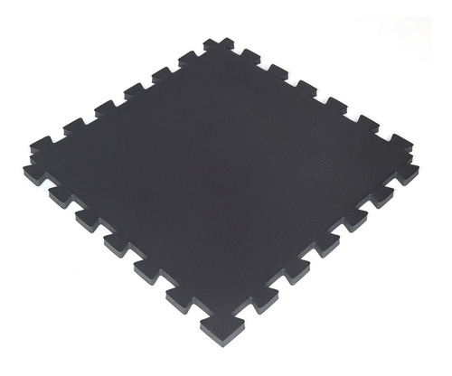 Tatame Tapete Eva 100x100x2cm 1x1 Metro 20mm Preto/cinza