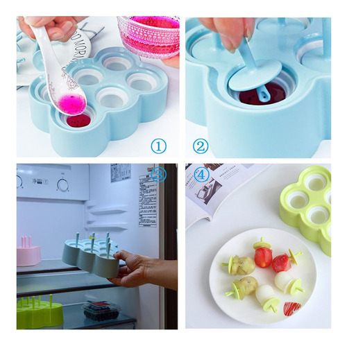 Molde For Paletas De Helado De Silicona For Niños
