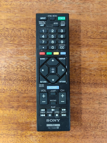 Control Rm Yd093 Sony Tv