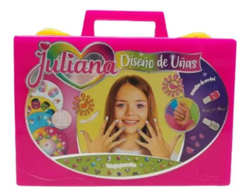 Valija Juliana Diseño De Uñas Grande Con Accesorios