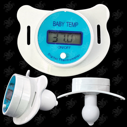 Chupón De Temperatura Digital Bebé Azul Cuidado Bebé Salud