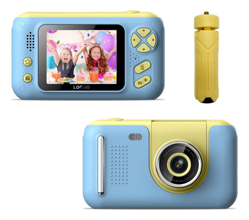 Zdqc Cámara Para Niños, 1080p,con Tarjeta Sd De 32 Gb, Color