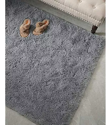 Alfombra De Área Azul Marino Para Dormitorio, 4 X 6 Pi