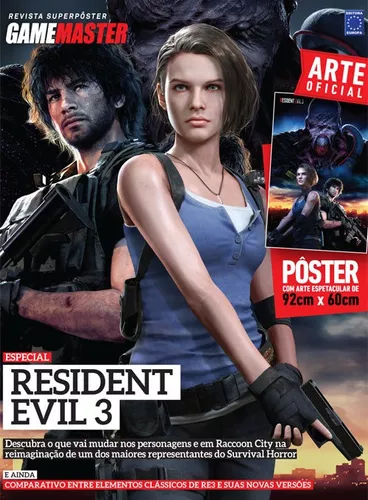 Superpôster Game Master - Detonado Resident Evil 2 (Claire), de Europa, a.  Editora Europa Ltda., capa mole