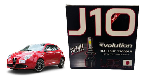 Luces Cree Led 22000lm J10 Alfa Romeo Mito X2