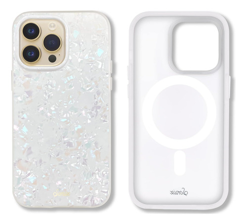 Funda Sonix Para iPhone 14 Pro Mag Marble Pearl