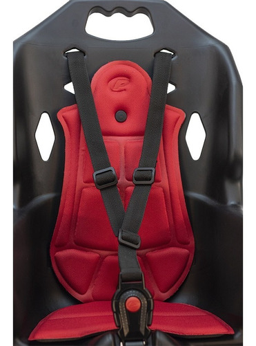 Cadeirinha Polisport Dusky Ff Traseira Para Quadro Varão Cor Vermelho