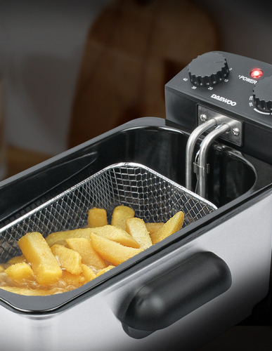 Freidora De Aceite Daewoo Ddf-364 De Inmersión De 3 Litros