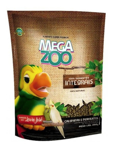 Alimento Extrusado Integral Para Calopsita Megazoo 350g