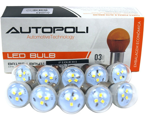 Lâmpada De Led 2 Polos 12v 30w Pino Desencontrado 10 Unid