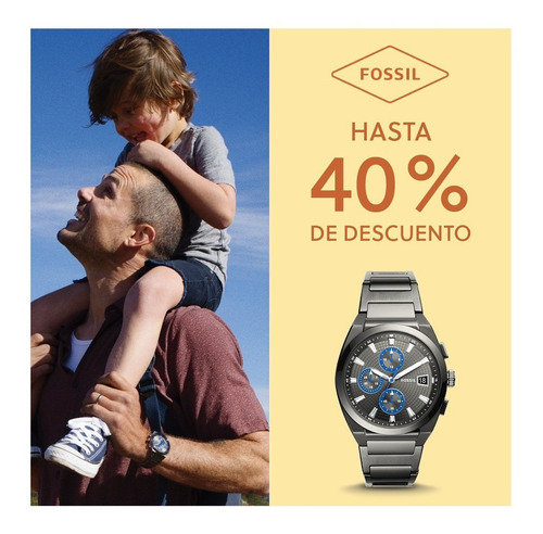 Reloj Dama Fossil Es4318 Color Oro Rosado De Acero