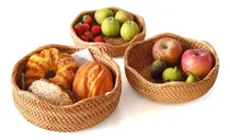 Comprar Canastas De Pan Para Servir, Canastas De Pan De Ratán Para L