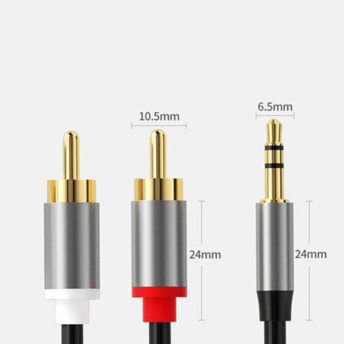 Js Estéreo Tipo C A 2 Rca Para Teléfonos Inteligentes 1