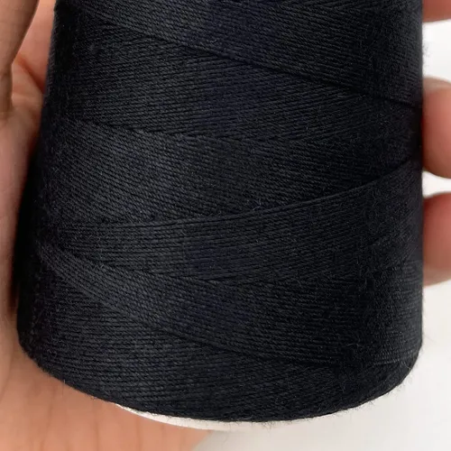 Atimiaza Hilo Grueso Para Coser Cabello, Hilo De Tejer Negro