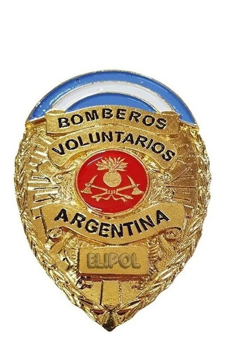 Chapa De Bombero Voluntario