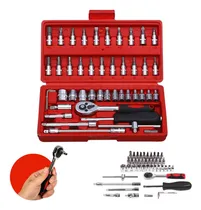 Comprar Kit 46x Ferramentas Embralumi Soquetes Bits Chaves Catraca