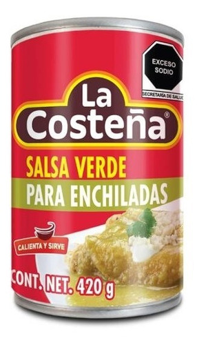 Salsa Para Enchiladas La Costeña Verdes 420 Gr