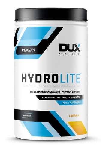 Suplemento Em Pó Dux Nutrition Hydrolite Carboidratos Sabor Laranja Em Pote De 1000ml