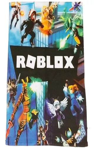 Kit Toalha Banho Infantil Roblox + Toalha Rosto no Shoptime