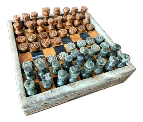 Jogo de xadrez Pedra Sabão – Atacado