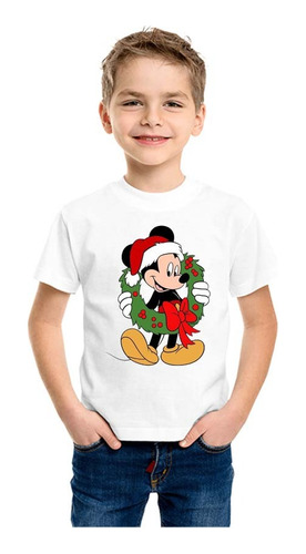 Playera Corona Mickey Navidad Diseño 237 Playeras Beloma