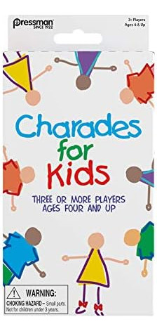 Pressman Charades For Kids Peggable No Requiere Lectura [u]