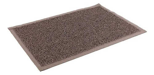 Felpudo Alfombra Tapete Pvc 40x60 Sanitizante Sin Base Gris