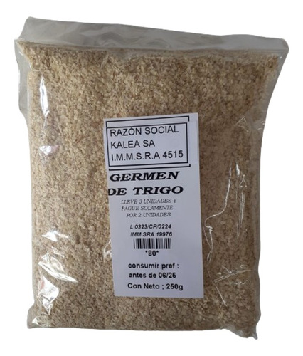 Germen De Trigo 250g Lleve 3 Pague Solo Por 2