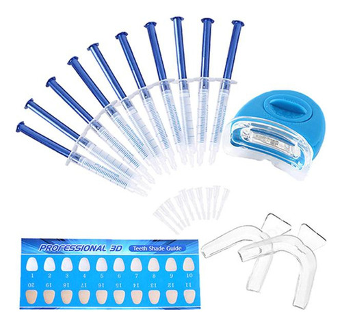Luzes Led Para Dentes Com Kit De Gel Clareador Dental