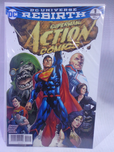 Superman Action Comics Rebirth Vol.1 Dc Comic Televisa 2017