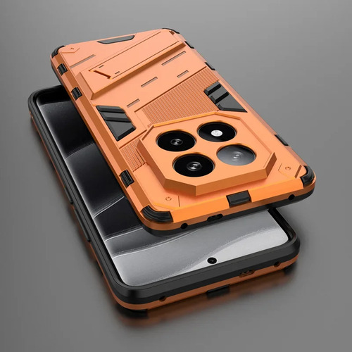 X Funda Protectora A Prueba De Golpes Armor For Xiaomi Redmi Note 14 Pro Plus, Soporte Magnético, Funda Con Soporte For