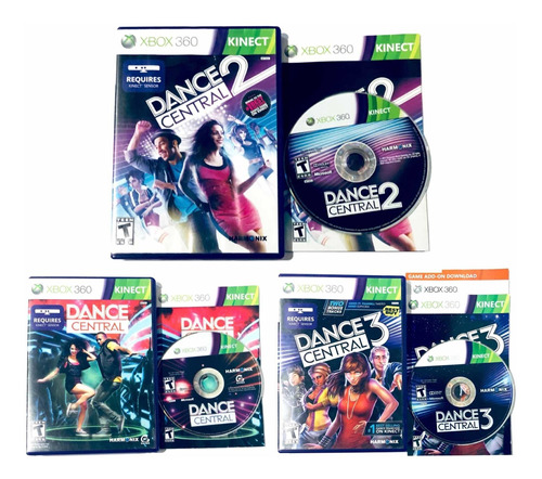 Dance Central 1 - 2 - 3 - Juegos Originales Para Xbox 360