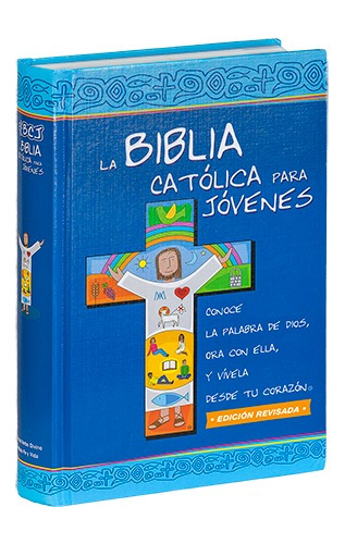 Gran Biblia Católica Para Jóvenes  / Junior Cartoné Azul 