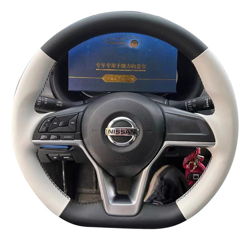 Funda Volante Clr Sentra Versa Xtrail 2018-24 Piel Cubrevola