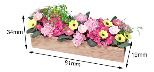1/12 Macetas En Miniatura Para Casa De Muñecas, Miniplanta